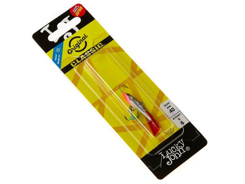 Балансир LUCKY JOHN Classic 4 (+тройник), 40 мм, цвет 12HRT