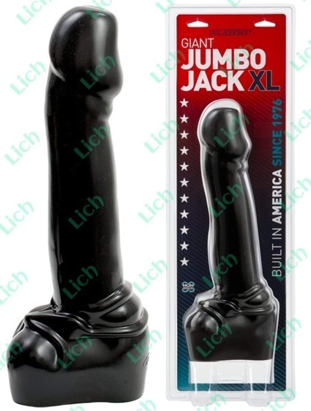 Огромный черный фаллоимитатор JUMBO JACK GIANT