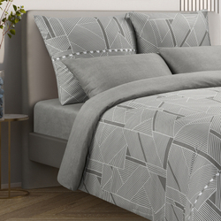 Комплект постельного белья Harmonica 1.5 сп САТИН "Форса" (нав. 70х70 или 50х70)