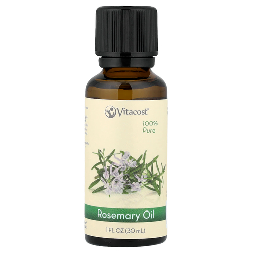 Vitacost, 100% чистое масло розмарина, 30 мл (1 жидк. унция)