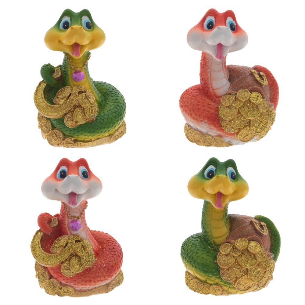 GAEM Копилка "Змея", L7,5 W7 H10 см, 4в.