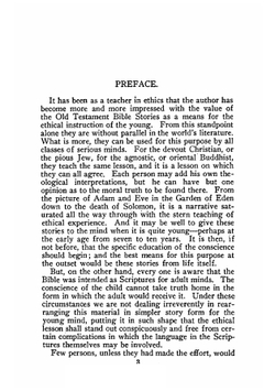 The Old Testament Bible Stories As a Basis for the Ethical Instruction of the Young | Walter Lorenzo Sheldon