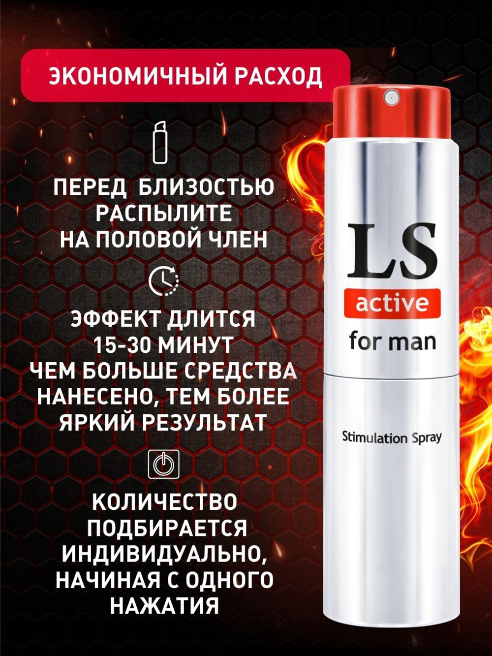 Спрей-стимулятор для мужчин Lovespray Active Man - 18 мл.