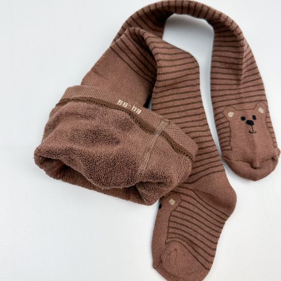 Колготки махровые, Коричневые