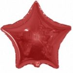Шар (18"/46 см) Звезда, Красный