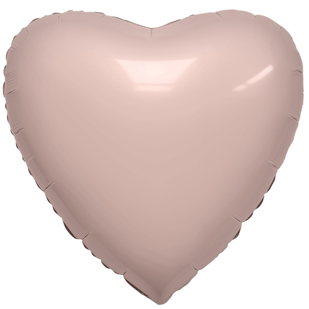 Шар фольгированный Сердце 46 см (Розовый)