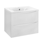 База под раковину Mia 600 подвесная, 2 выкатных ящика soft close, G.White