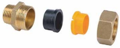 Муфта Lavita труба-НР 25x1" M (с изол. вставкой)