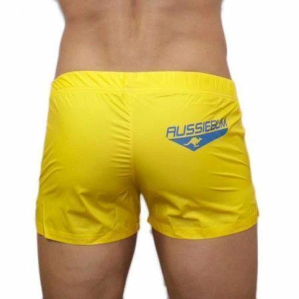 Мужские плавательные шорты желтые Aussiebum Beach Shorts