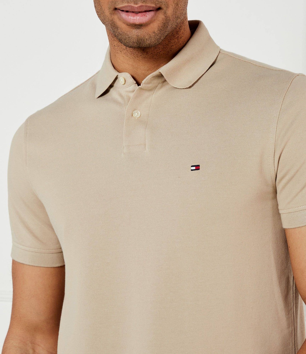 Поло 1985 Tommy Hilfiger - бежевый(MW0MW17770)