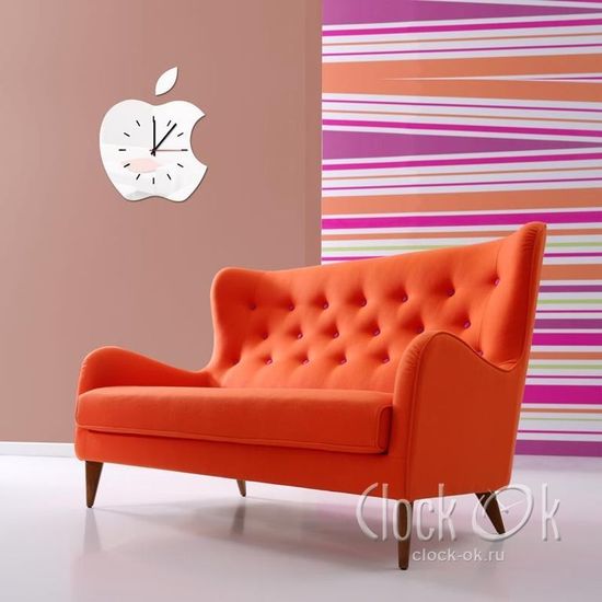 Настенные часы Яблоко