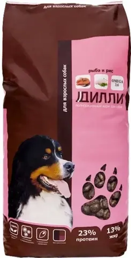 Дилли с рыбой и рисом