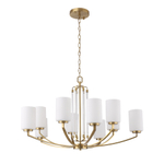 SL1403.303.10 Люстра подвесная ST-Luce Латунь/Прозрачный E27*10 40W ОПАЛ