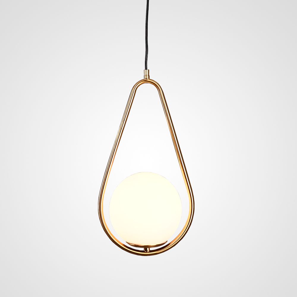 Подвесной светильник HOOP DROP Brass