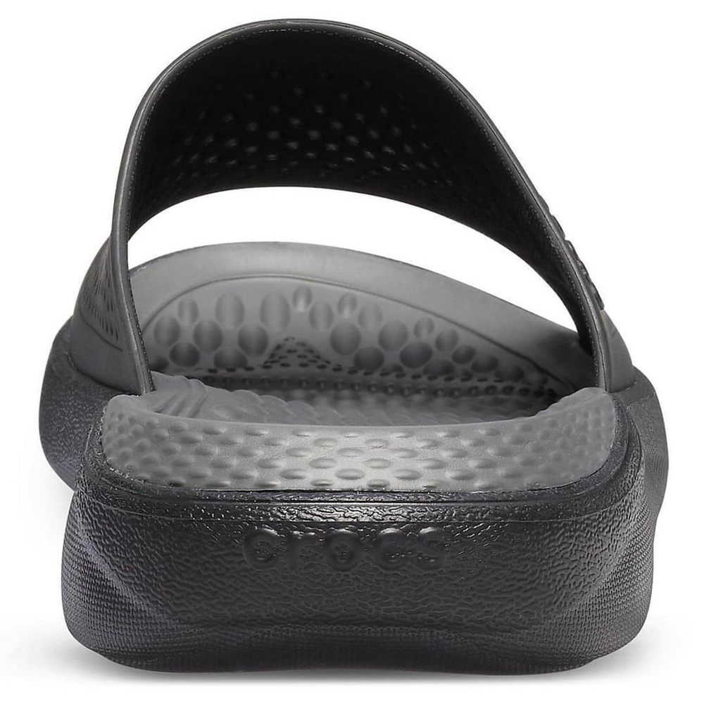 Шлепанцы CROCS LiteRide Slide Black Slate Grey