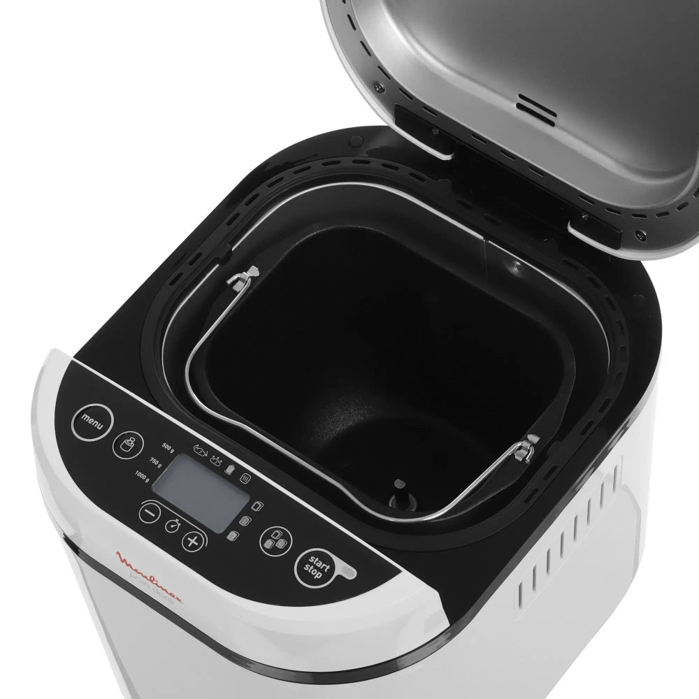 Хлебопечь Moulinex Pain Doré OW2101, 12 программ, белый, 31 см х 29 см х 29 см