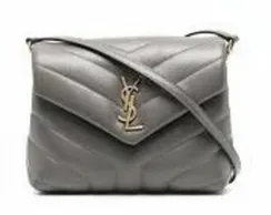 Сумка Saint Laurent Loulou Toy серый