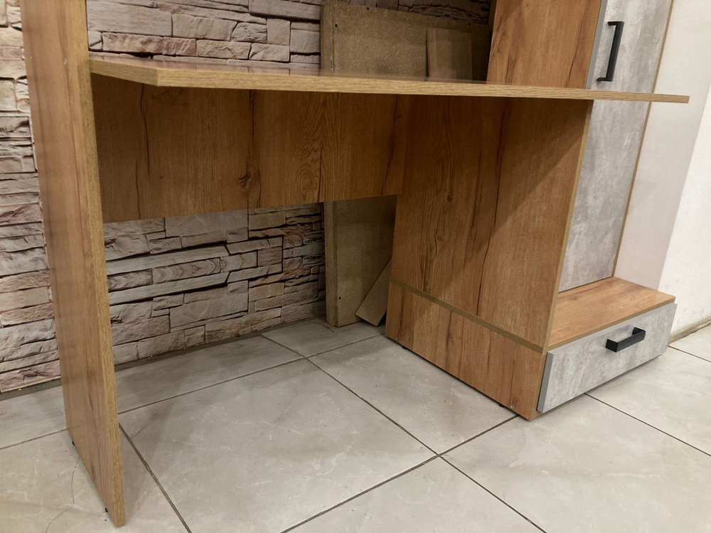 Стол письменный Техно крафт/цемент