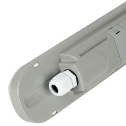 Линейный светодиодный светильник ЭРА SPP-202-0-65K-L18 18Вт 6500К 2430лм IP65 600мм матовый транзит гарантия 5 лет