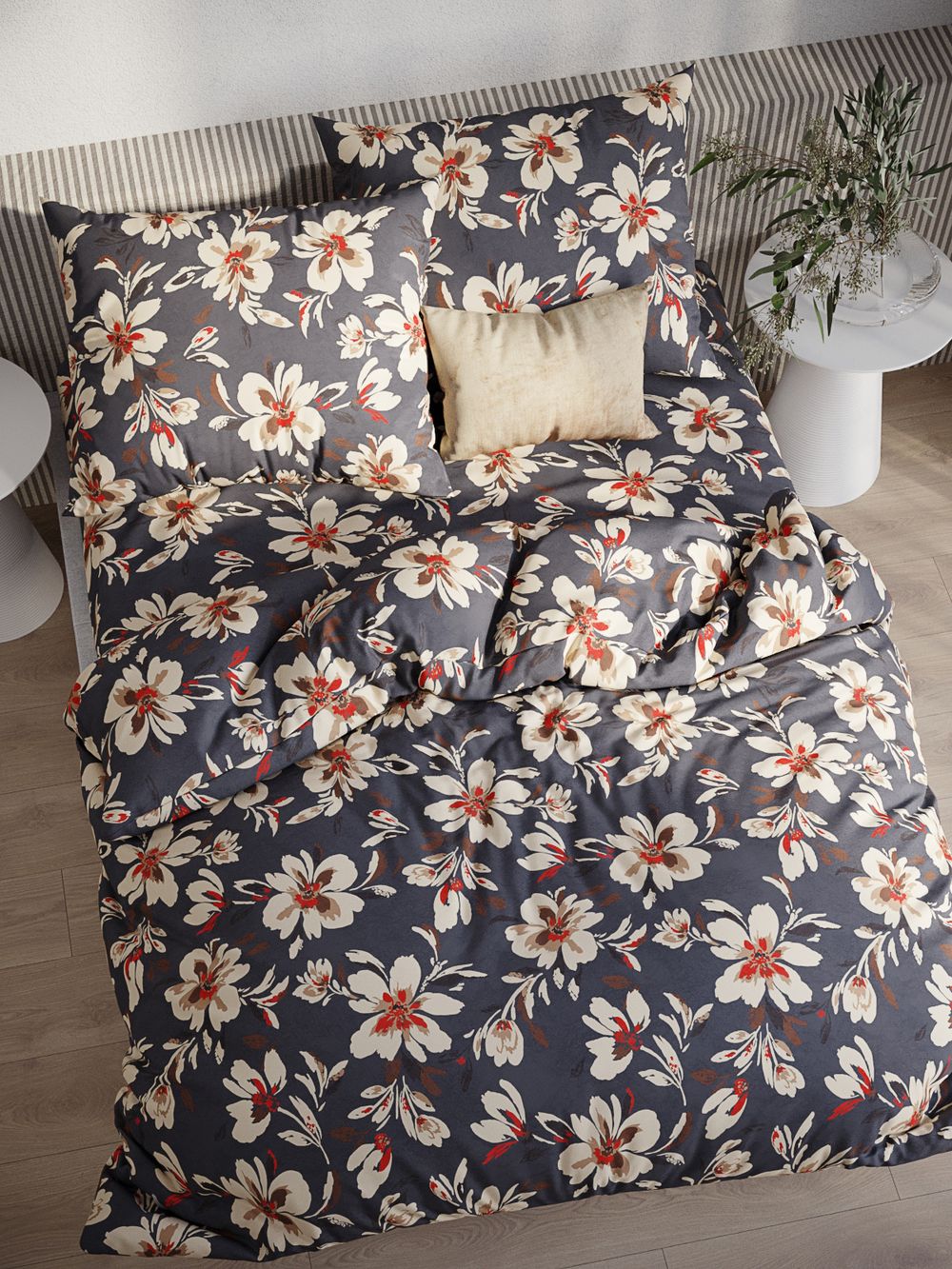 Наволочка комплект 2шт перкаль Сказка "Улисса" 40x60 см на молнии