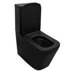 Унитаз-компакт Azario Black King 370х640х810 безободковый, с быстросъемным сиденьем микролифт, черный матовый (AZ-8303D)