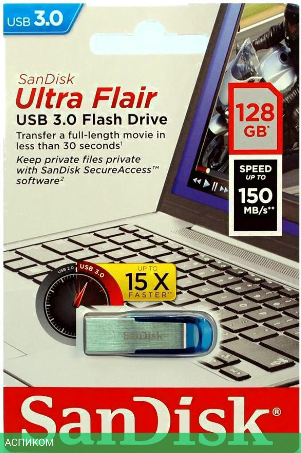 USB Flash-накопитель SanDisk SDCZ73-128G-G46B 128GB