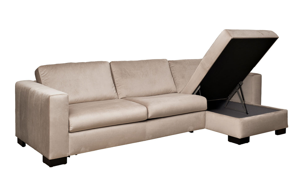 Диван трехместный с канапе Garda Decor Ralph механизм миллениум