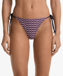 OYSHO Трусы-бикини средней посадки, связанные крючком, фуксия