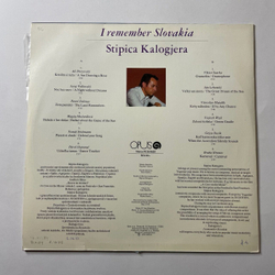 Винтажная виниловая пластинка LP Stipica Kalogjera I Remember Slovakia (Чехословакия 1978)