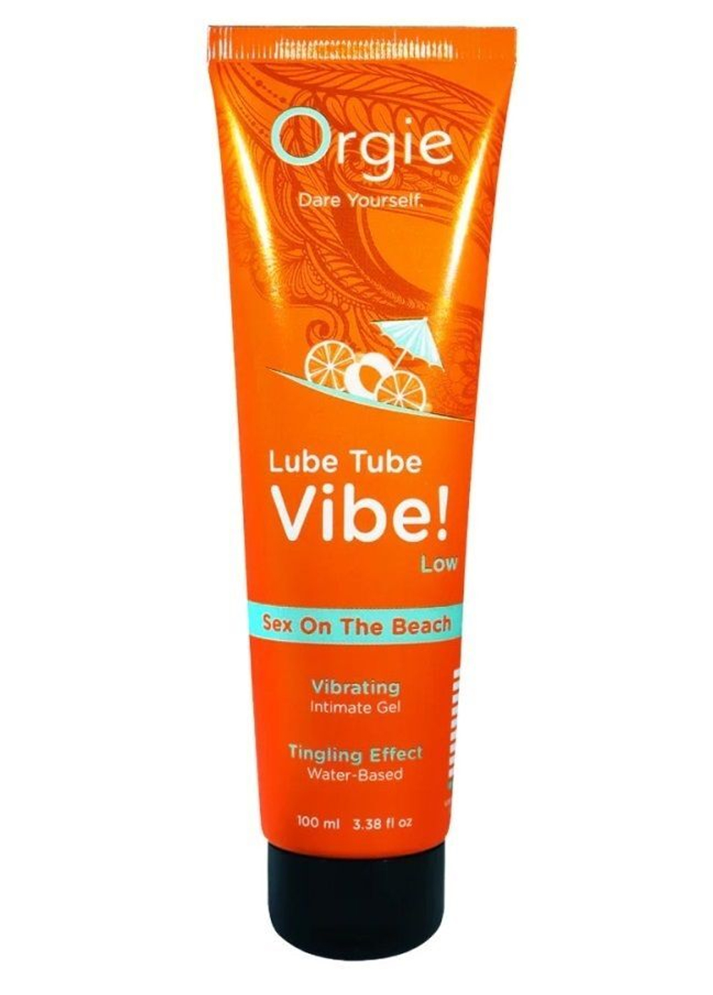 Гель с эффектом вибрации Lube Tube Vibe Low Sex On The Beach - 100 мл.