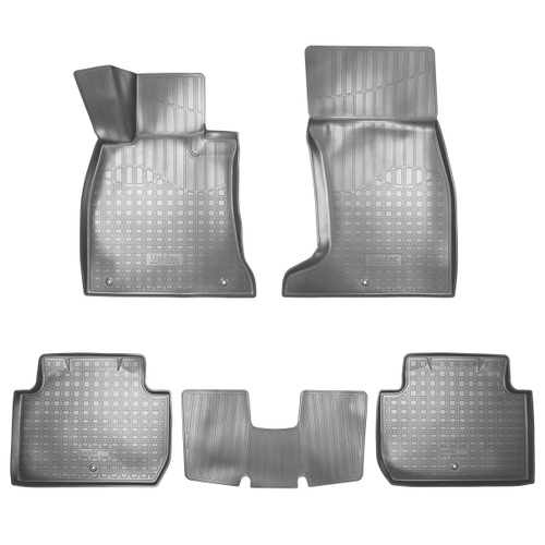 Ковры в салон Norplast/Unidec для Kia Stinger (2017-)Полиуретан,Серый, арт.NPA11-C43-830-G