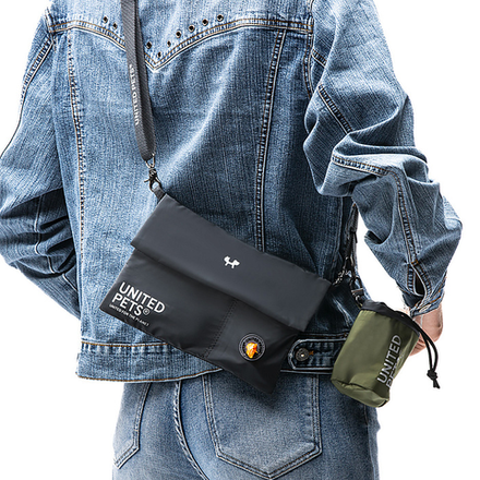 Сумка для прогулки с питомцем United Pets Citylife 23 x 16 см, черный