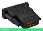 Адаптер Buro HDMI-19FDVID-M_ADPT HDMI(f)/DVI-D(m) черный