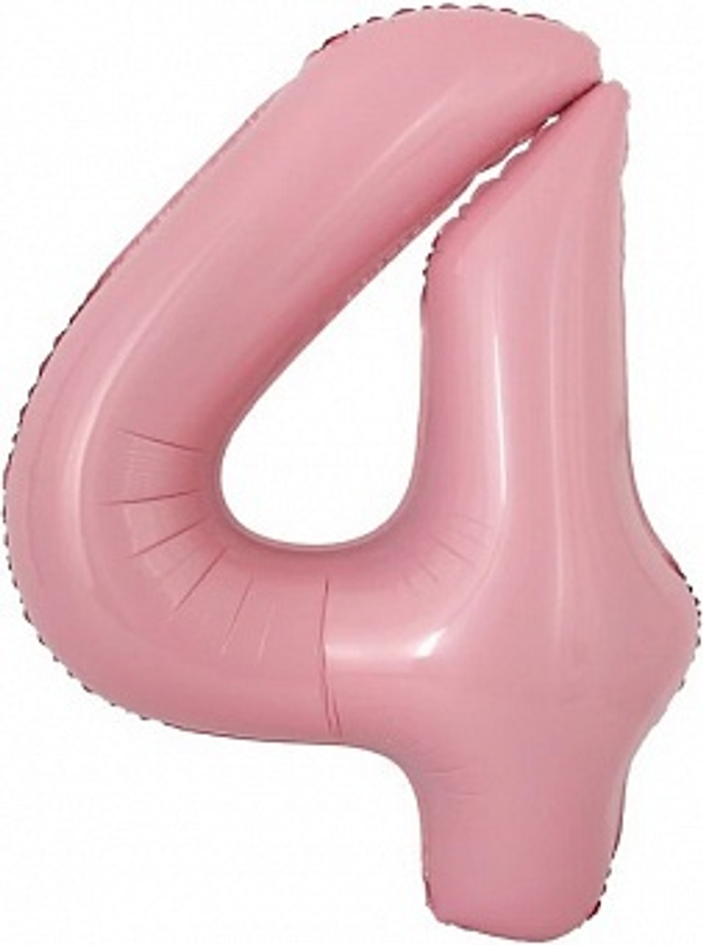 К Мини-цифра 4 Розовый 16''/41 см
