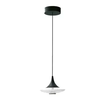 Подвес 6W 4000K 4656-1P прозрачный/черный Wilet Favourite
