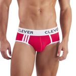Мужские трусы брифы красные Clever CLEVER PIPING BRIEF 500105