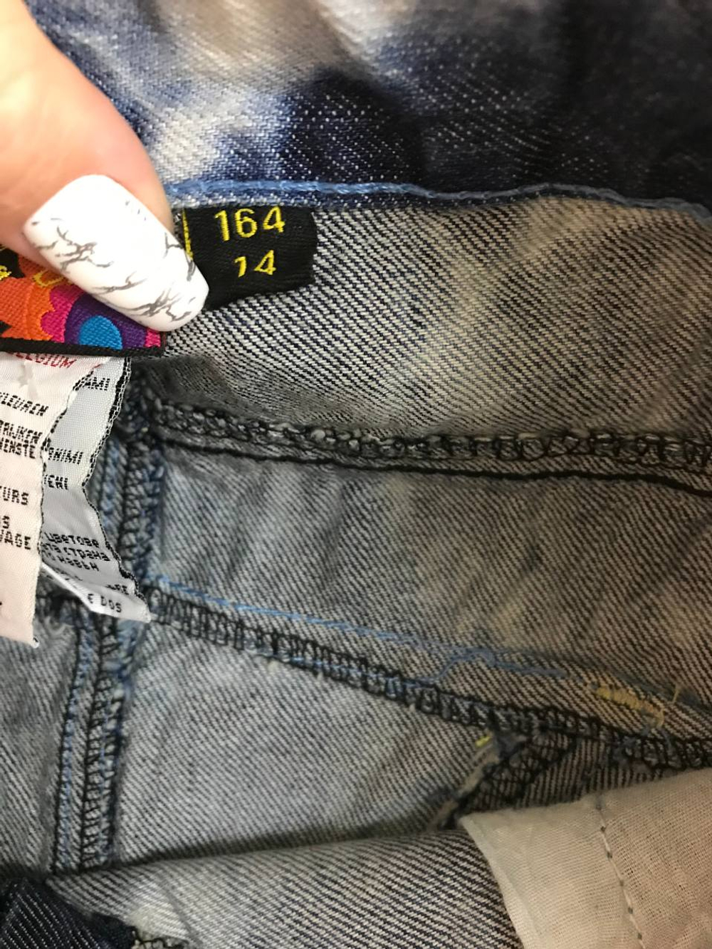 Юбка джинсовая, маркировка 164, визуально на 14 лет, новая
