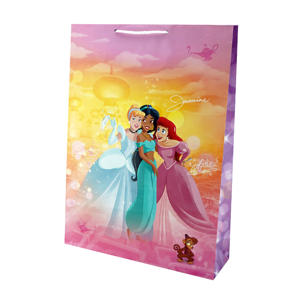 Пакет подарочный "Принцессы" 33*10*45,5 см