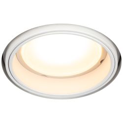 Светильник встраиваемый алюминиевый ЭРА KL99 WH безрамочный под штукатурку под лампу MR16 GU5.3 белый | Алюминиевые встраиваемые светильники