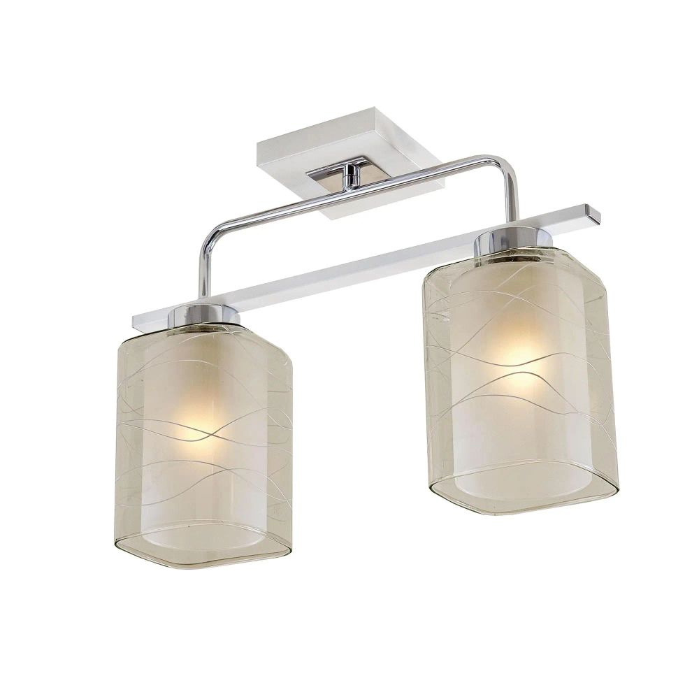 Citilux Румба CL159120 Люстра потолочная Белая Хром