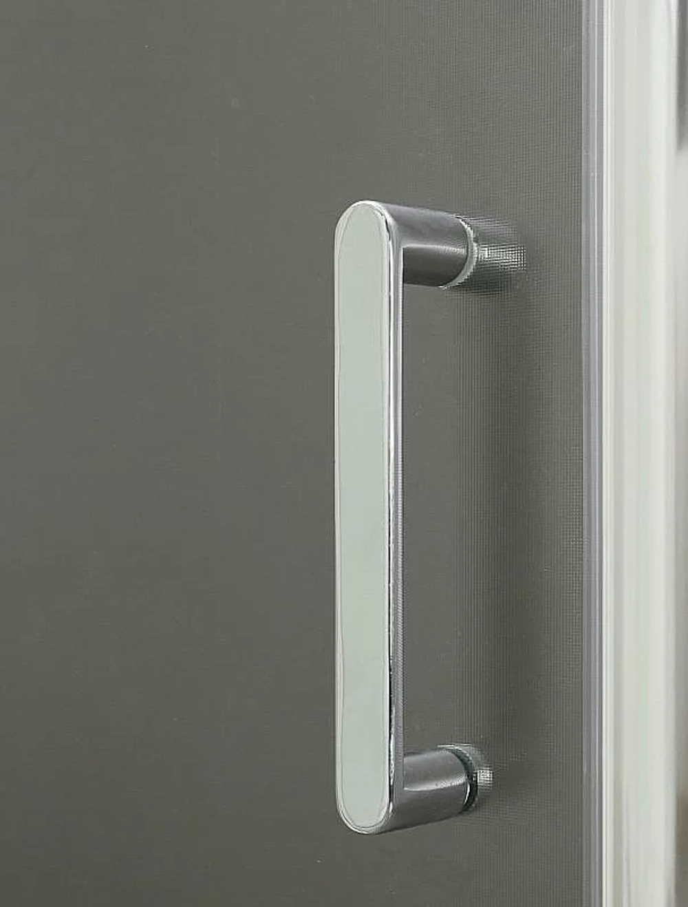 Душевой уголок BelBagno UNO-195-AH-2-100/80-CH-CR 100х80 стекло шиншилла/профиль хром