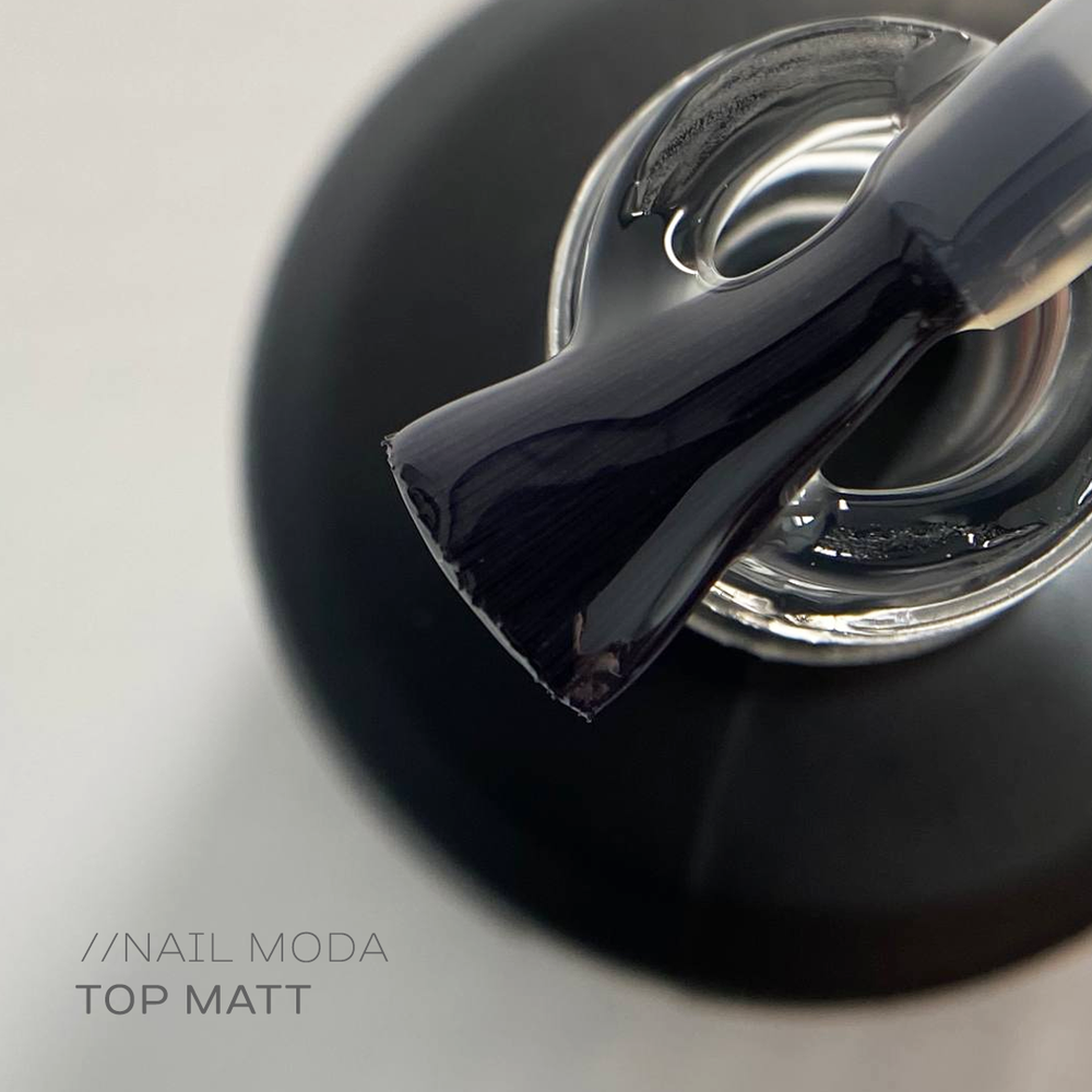 Nail Moda Top Matt - Топ матовый без липкого слоя, 15мл