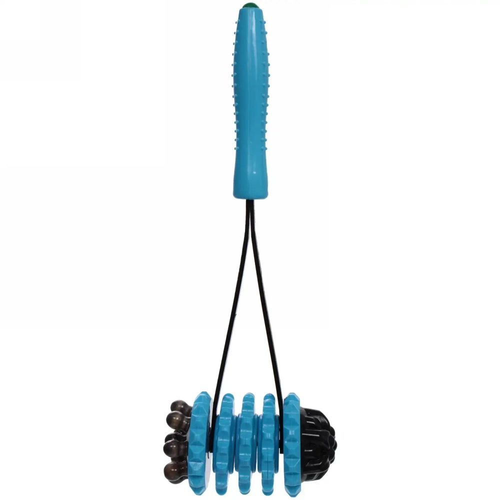 Массажер для тела «Молоток» 5 колес, 38*13 см (синий)