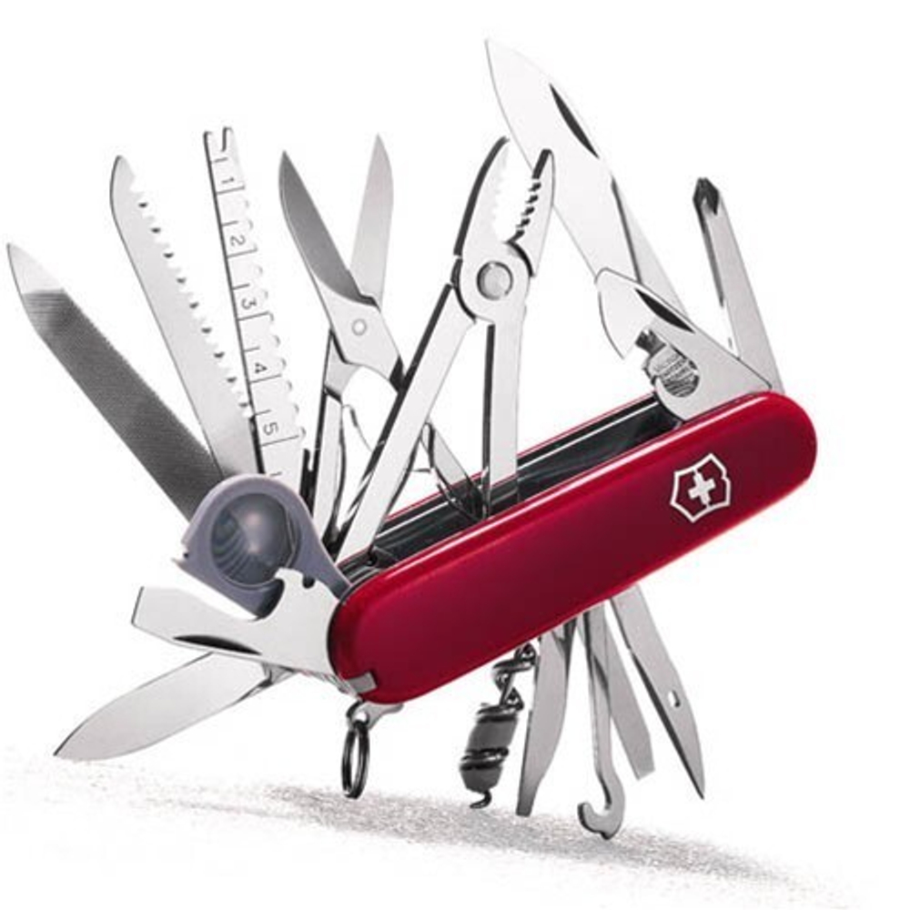 Нож Victorinox SwissChamp, 91 мм, 33 функции, красный