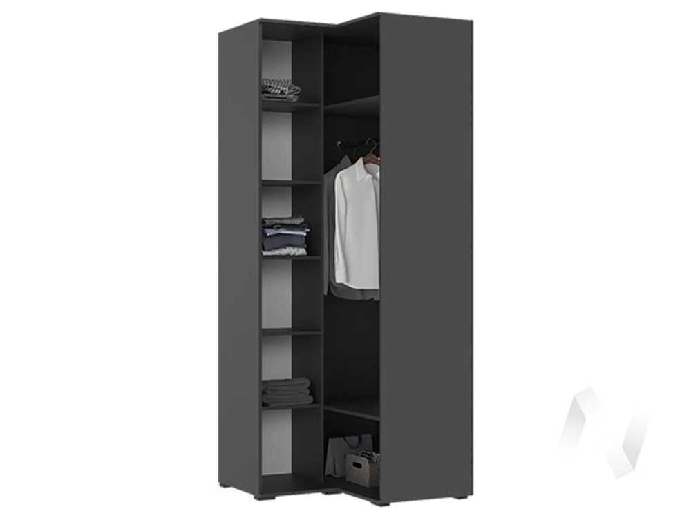 Шкаф угловой Норд (графит)