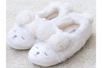Тапочки FunFur Овечки с задником 6,5 Белый