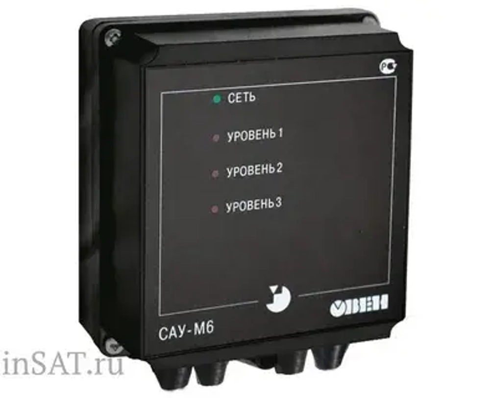 Прибор контроля уровня жидкости САУ-М6 (4 А при 220 В 50 Гц) IP44 130×105×65 мм 02061