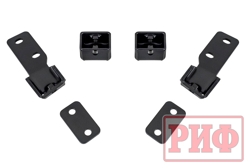 Бампер передний силовой/защита штатного бампера Toyota Land Cruiser 200 2007-2015 c защитой радиатора РИФ