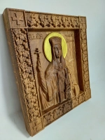Освященная Икона святой цар. Тамары Грузинской 21х18 см дуб