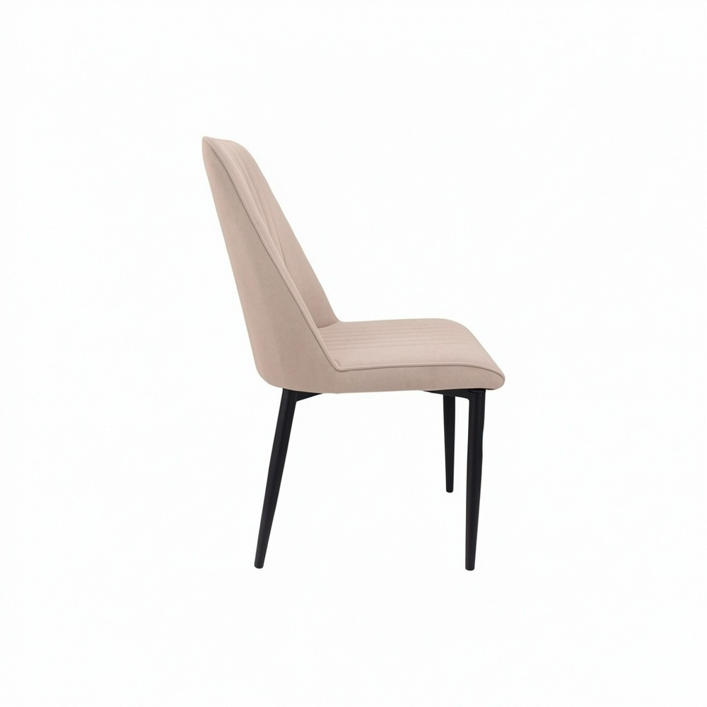 Стул "Софт" арт. 317B03B, велюр Бренди В03, ножки черные